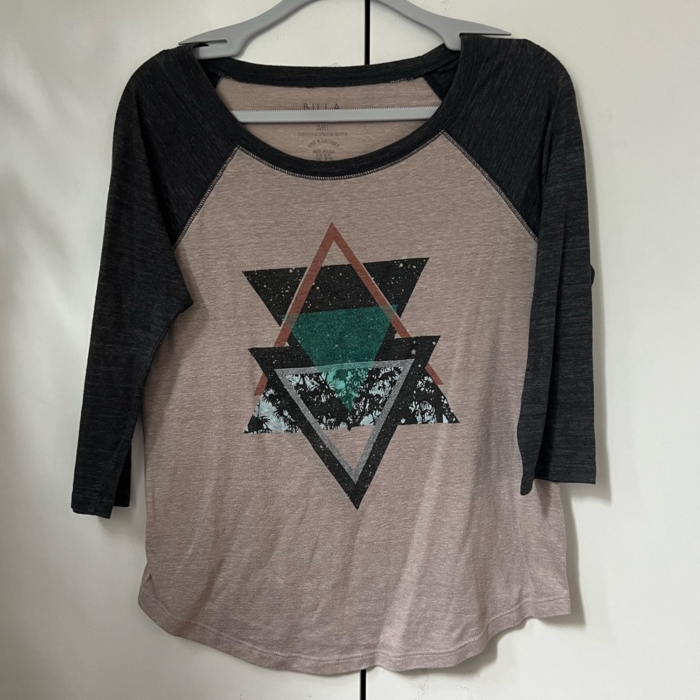 Billa Bong quarter sleeve Graphic top